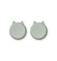 MAE PLATE 2-PACK RABBIT DUSTY MINT 22