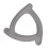 ANNEAU DENTITION SILICONE GRIS 24