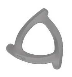 ANNEAU DENTITION SILICONE GRIS 24