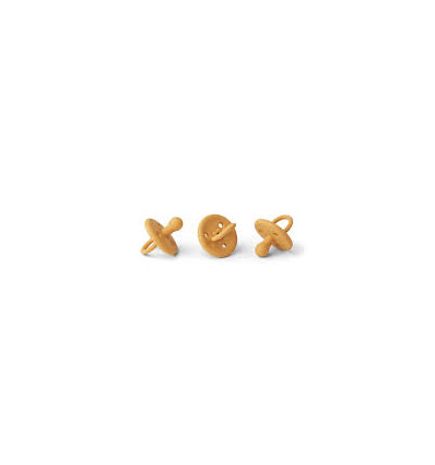 PAULA PACIFIER 3P YELLOW MIX 0-6M 21