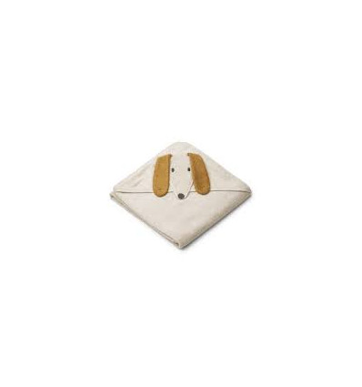 AUGUSTA HOODED TOWEL DOG SANDY 21