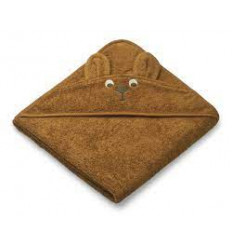 AUGUSTA HOODED TOWEL KANGAROO/CARAMEL 22