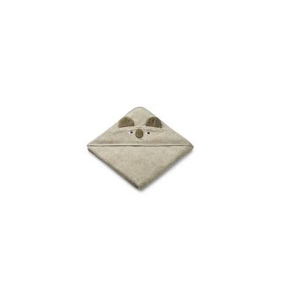 AUGUSTA HOODED TOWEL KOALA/MIST 22