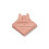 ALBERT HOODED TOWEL RABBIT DUSTYCORAL 21