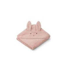 ALBERT HOODED TOWEL 2P RABBIT ROSE 21