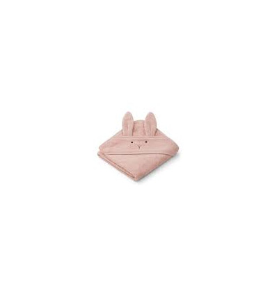 ALBERT HOODED TOWEL 2P RABBIT ROSE 21