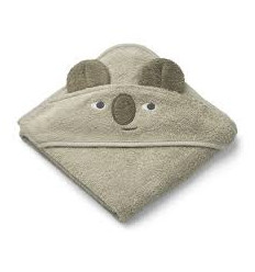 ALBERT HOODED TOWEL KOALA/MIST 22