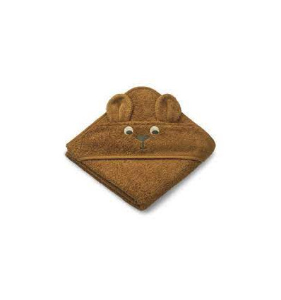 ALBERT HOODED TOWEL KANGAROO/CARAMEL 22