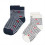ATRIBORD SOCKS BB BLANC/NAVY T3