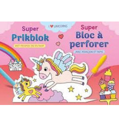 SUPER PRIKBLOK I LOVE UNICORNS 22