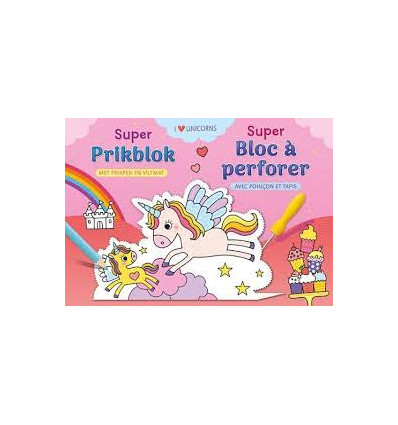 SUPER PRIKBLOK I LOVE UNICORNS 22