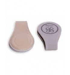 LEATHER CLIPS BEIGE BEIGE/GREY 24