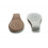 LEATHER CLIPS BROWN BROWN/GREY 24