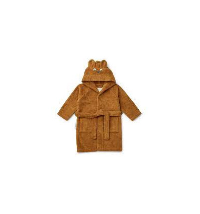 LILY BATHROBE KANGAROO/CARAMEL 5-6Y 22