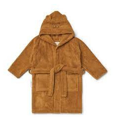 LILY BATHROBE BEAR GOLD CARAMEL 5-6Y 21