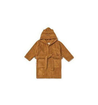 LILY BATHROBE BEAR GOLD CARAMEL 5-6Y 21