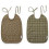 LAI BIB 2P CHECK/GRAPHIC STROKE KHAKI 21