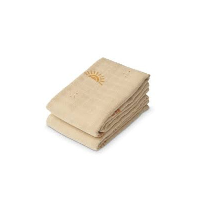 LEWIS MUSLIN CLOTH 2P SUNSET/SAFARI 22