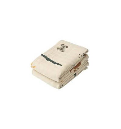 LEWIS MUSLIN CLOTH 2P AUSSIE/SEASHELL 22
