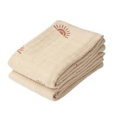 LEWIS MUSLIN CLOTH 2P SUNSET/APPLE 22