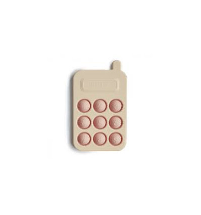 MUSHIE PHONE PRESS TOY BLUSH