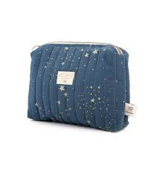 TRAVEL VANITY CASE GOLD/NIGHT BLUE 22