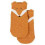 SNEAKER SOCKS 19/21 MR FOX ORANGE 232