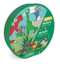 PLAYPUZZLE 36PCS 3D DINO 222