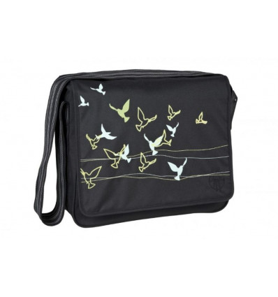 CASUAL MESSENGER BAG FLOCK OF BIRDS