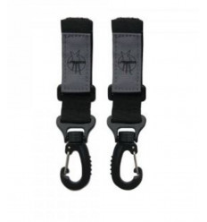 CAS STROLLER HOOKS BLACK 2 PACK 25