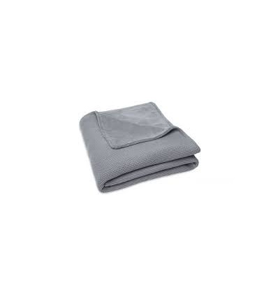 COUV.BERCEAU BASIC KNIT ST.GRY/FLEEC 221