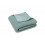 COUV.BERCEAU BASIC KNIT GREEN/FLEECE 221
