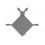ATTACHE TETINE BUNNY EARS STORM GREY 22