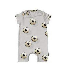 FUSSBALL GREY PLAYSUIT BABIES 74