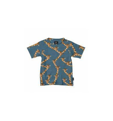 GIRAFFE BLUE T-SHIRT KIDS 116