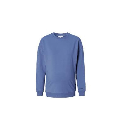 SWEATER NURSING LONG SLV HILL BLAUW XS