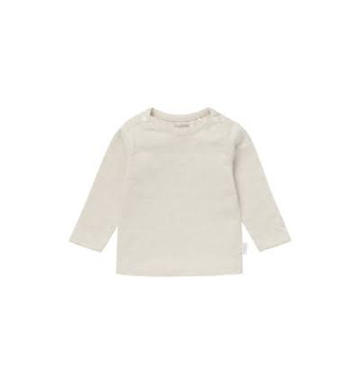 U TEE LS HESTER TEXT BEIGE/HUID 50 22