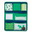 CAR WRAP TO GO TURTLE MINT / NAVY 6