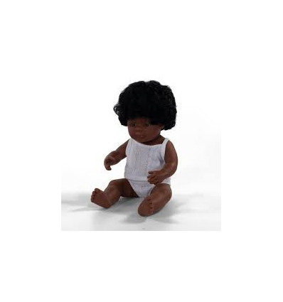 POP AFRO-AMERIKAANS MEISJE 38CM 222