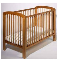 BED 60X120 BASIC LUX ANTIEK BRUIN 222