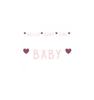LETTERSLINGER HELLO BABY GIRL HEARTS 22