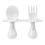 FORK AND SPOON WHITE 22