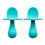 DOUBLE SPOONSET SIL TEAL 22