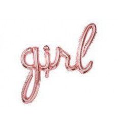 FOIL BALLOON GIRL ROSE GOLD 77X70CM 22
