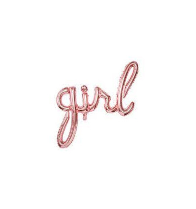 FOIL BALLOON GIRL ROSE GOLD 77X70CM 22