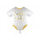 BALLOON HELLO BABY WHITE/GOLD ROMPER 22
