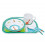 DISH SETS WILDLIFE GIRAFFE BLUE / GREEN