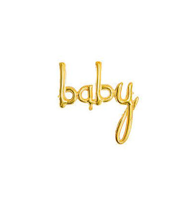 FOIL BALLOON BABY GOLD 73X75CM 22