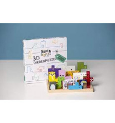 STOERE DIEREN 3D PUZZEL MULTICOLOR 22