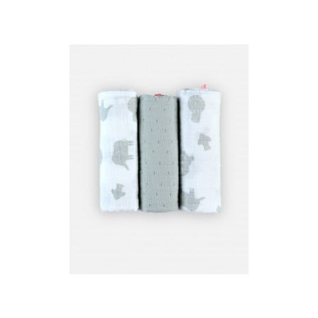 M&M22 3 DOEKEN 70X70 SAFARI BIOMOUSS 231
